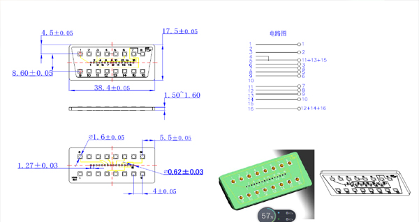 PCB Connector Drawings from the company of China